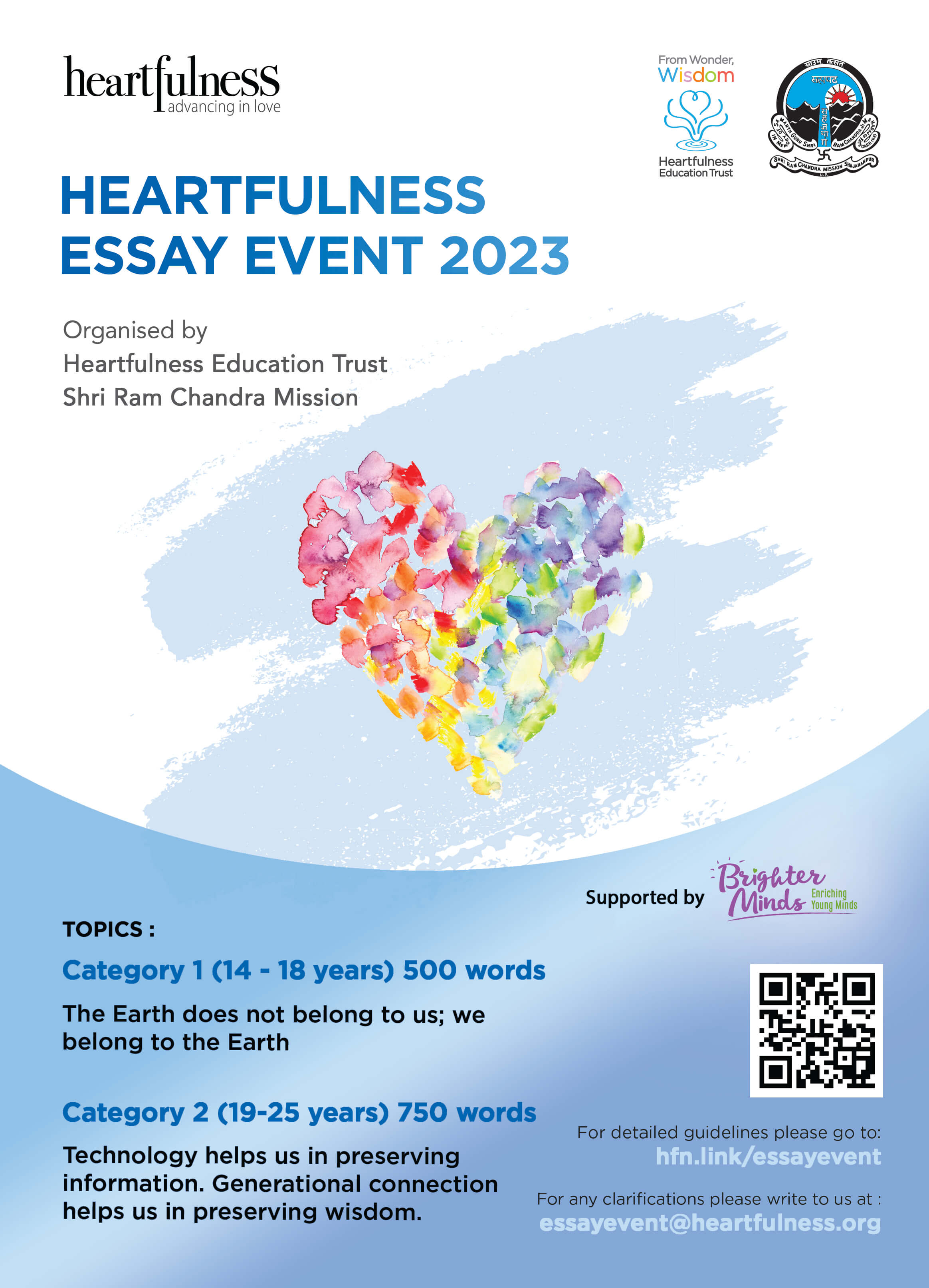 heartfulness essay competition 2023